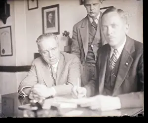 Publisher Prints: Harry Thaw and Gordon Dorrance with Contract