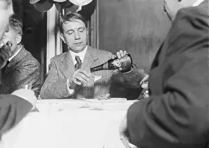 Harry Thaw Pouring Drink