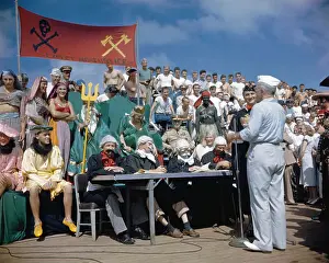 Harry Truman and Others Acting in Play