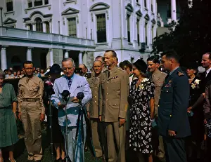 Harry Truman Awarding Medal of Honor