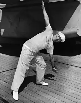 Bending Prints: Harry Truman Doing Calisthenics