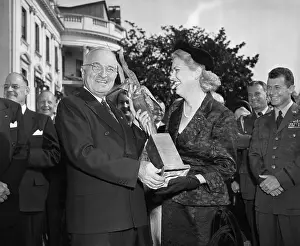 Harry Truman with Jacqueline Cochran