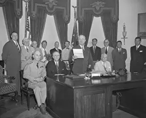 Byrnes Prints: Harry Truman with Other Political Leaders