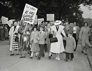 Harry Truman Speaking to Reporters