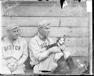 Stadium Prints: Harry Wolter With Pet Dog
