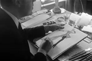 Fashion And Cl Prints: Hartnell Sketch