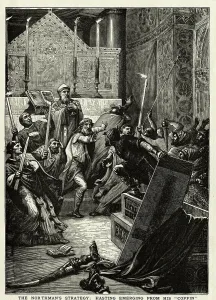 Deceit Prints: Hasting Emerging from a Coffin