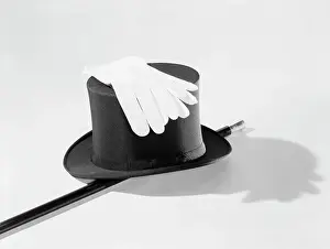 Top Hat, Cane And Gloves