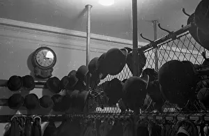 Collection Of Objects Prints: Hats Hanging Up