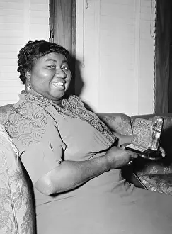 Hattie Mcdaniel With Award, Smiling