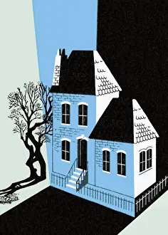 Facial Expressi Prints: Haunted House