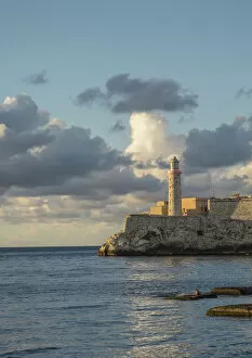 Images Dated 7th June 2015: Havana. El Morro fort and lighthouse