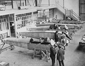 Biplane Prints: De Havilland Moth Assembly