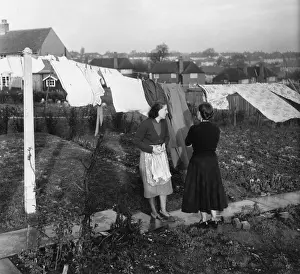 Washing Line Prints: Having A Chat