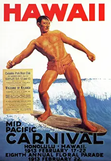 Pacific Prints: Hawaii; Mid Pacific Carnival