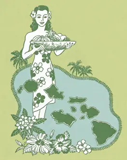 Hibiscus Prints: Hawaiian Lady