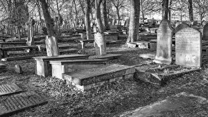 The Brontë Sisters (1818-1855) Collection: Haworth Graveyard