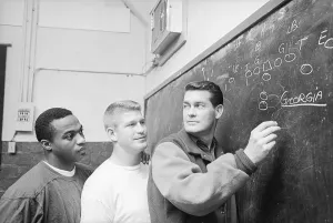 Coaching Prints: Hayden Fry and Players