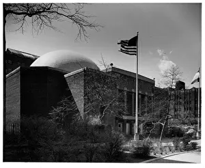 Lac0049 Prints: The Hayden Planetarium In New York City, New York