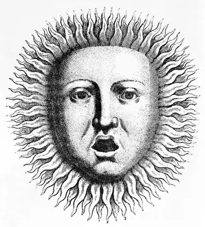 Apollo Prints: Head Of Appollo W/Solar Rays