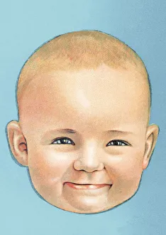 Images Dated 20th March 2015: Head of a Baby