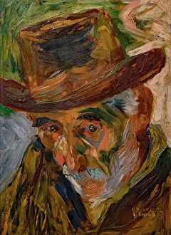 Oil On Canvas Prints: Head Of An Old Man