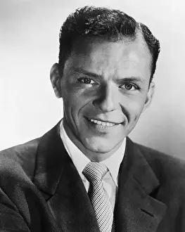 Head Shot Of Frank Sinatra Smiling