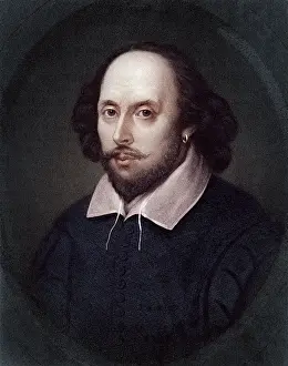 Drama Prints: Head/Shoulders William Shakespeare
