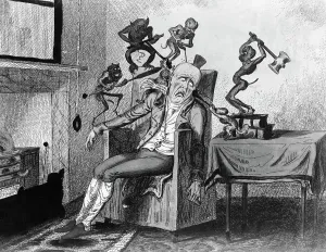 Demon Prints: The Headache By Cruikshank