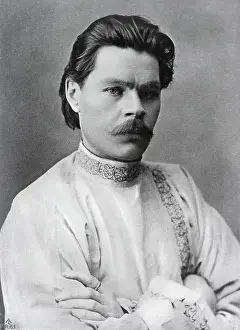 Soviet Prints: Headshoulder Photo Of Maxim Gorky
