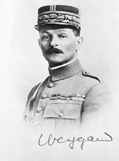 Headshoulders Of General Maxime Weygand