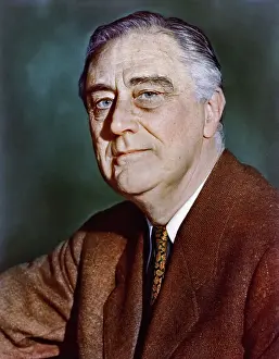 Slide Prints: Headshoulders Port. Franklin D.Roosevelt