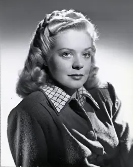 Headshoulders Portrait Of Alice Faye