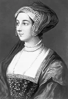 Headshoulders Portrait Of Anne Boleyn