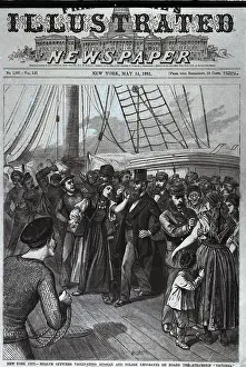 Emigrant Prints: Health Officers Giving Vaccinations