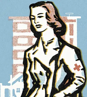 Exhaustion Prints: Healthcare Professional