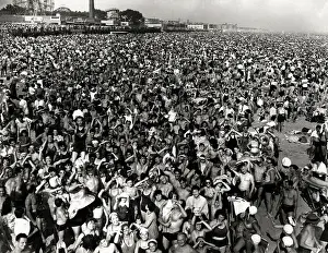 Beachgoer Prints: Heat Wave at Coney Island