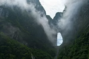 Images Dated 8th June 2012: The heaven gate of Tianmen mountain