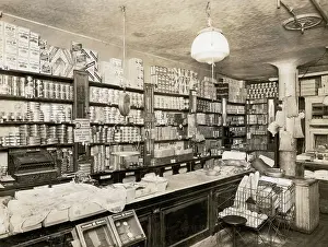 Grocery Store Prints: Heavily Stocked Grocery Store