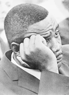 Heavyweight Champion Sonny Liston During His Court Sentencing