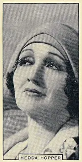 Hedda Hopper, BAT Cinema Artistes Collectible Tobacco Card, 1932