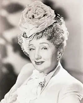 Hedda Hopper in Hat with Veil