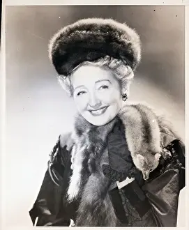 Stole Prints: Hedda Hopper Wearing Fur