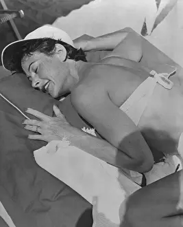Hedy Lamarr Relaxing
