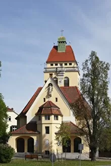 Images Dated 29th April 2012: Heilandskirche church, Fuerstenfeld, East Styria, Styria, Austria, Europe, PublicGround