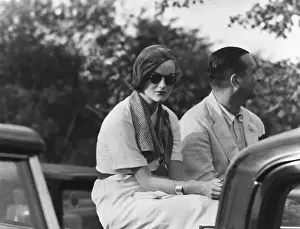 Westbury Prints: Heiress Doris Duke at a Polo Match