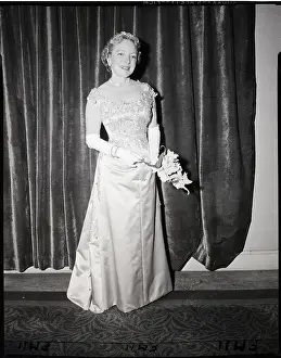 Tiara Prints: Helen Hayes in Gown