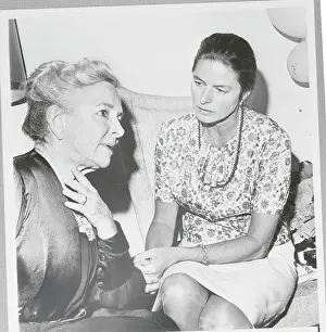 Helen Hayes and Ingrid Bergman Chatting