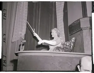 Helen Hayes Waving a Wand