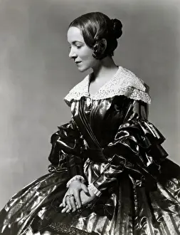 Victoria Prints: Helen Hays In Costume As Queen Victoria